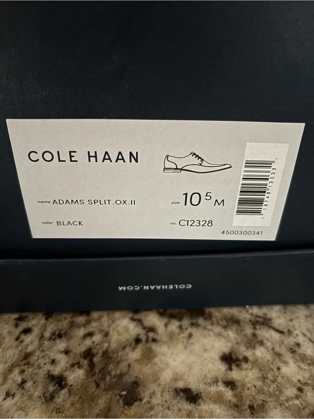 Cole Haan polished black